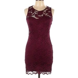 Maroon Party Dress